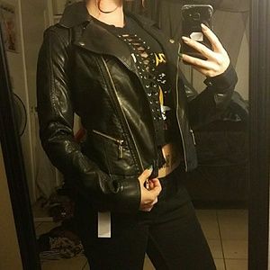 SALE! Faux Leather Jacket